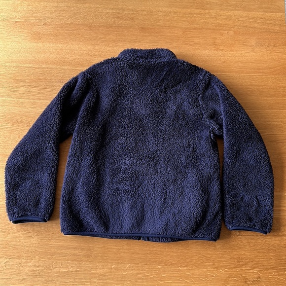 Unisex Uniqlo Dark Blue Fleece Jacket 11-12 Years - Picture 2 of 3